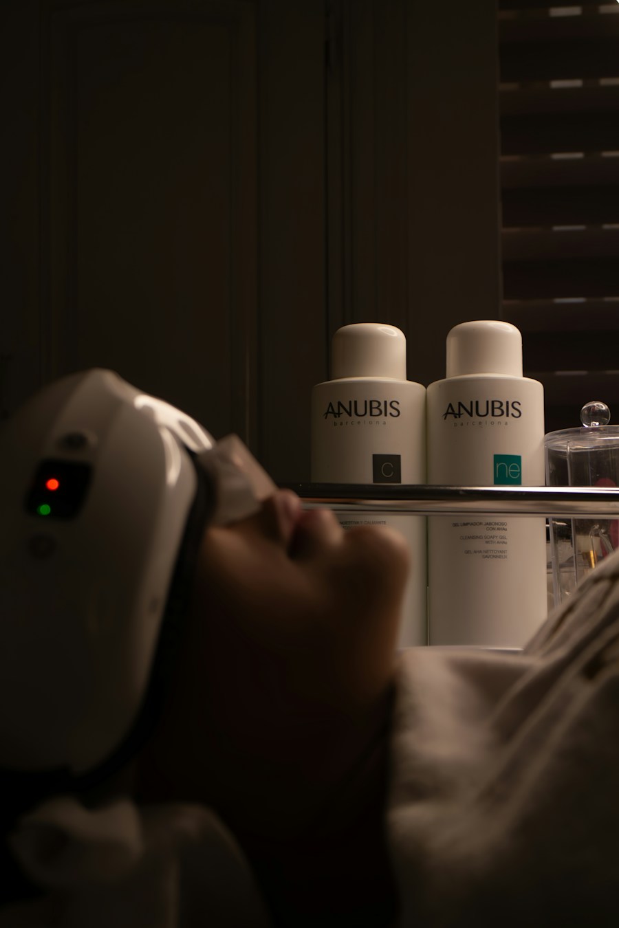 Professional skincare and facial treatment